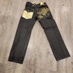 Coogi Gold Pockets Trim Men's Jeans 34x34